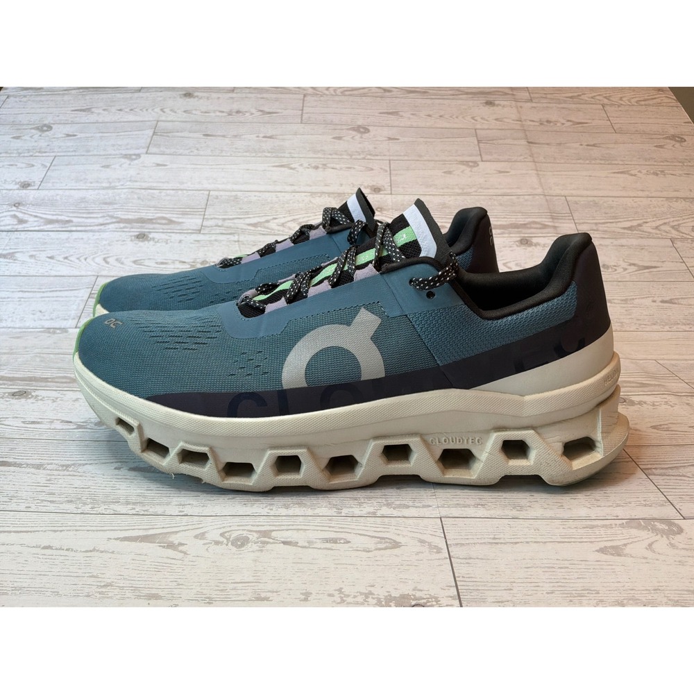 On Cloudmonster‎ Running Shoes Mens 11 Blue Green 61.98084 Gorpcore Streetwear
